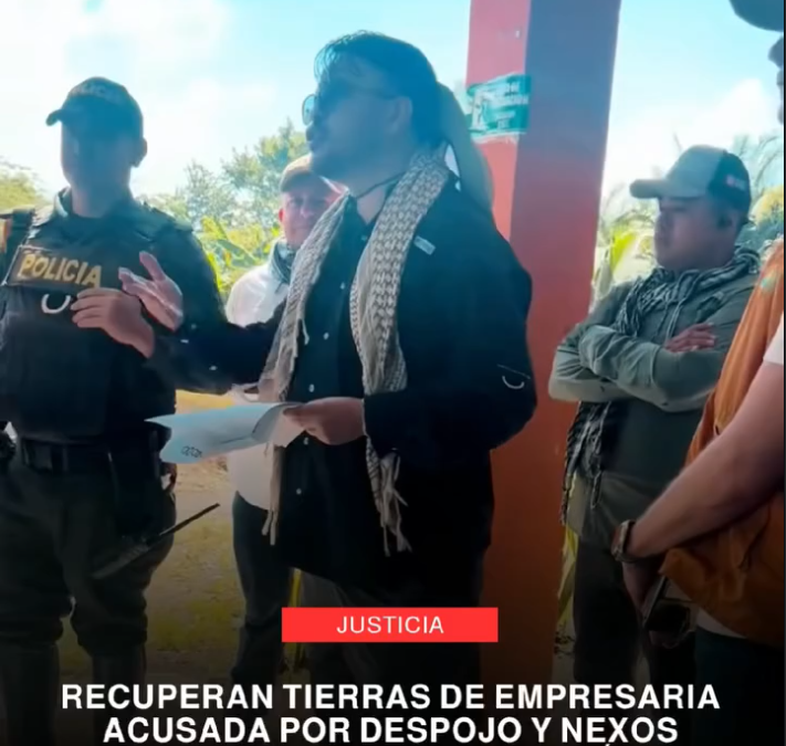 RECUPERAN TIERRAS DE EMPRESARIA ACUSADA POR DESPOJO Y NEXOS PARAMILITARES EN URABÁ.